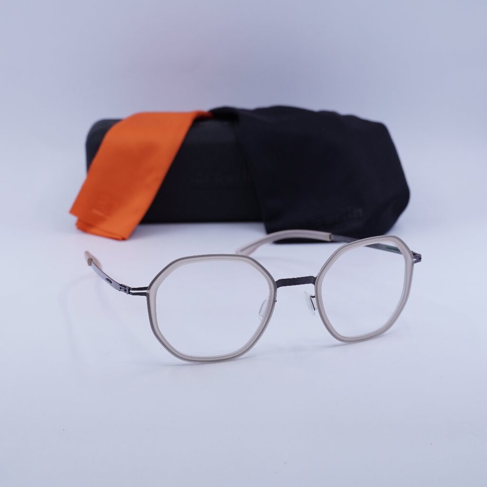 Ic! Berline RAJA D0094H 301 Round Eyeglasses 48mm – Aubergine Ice Tea Matte